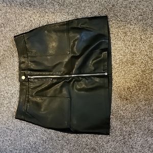 Leather skirt
